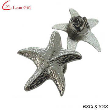 Venta caliente de metal 3D Starfish alfileres personalizados (LM1747)